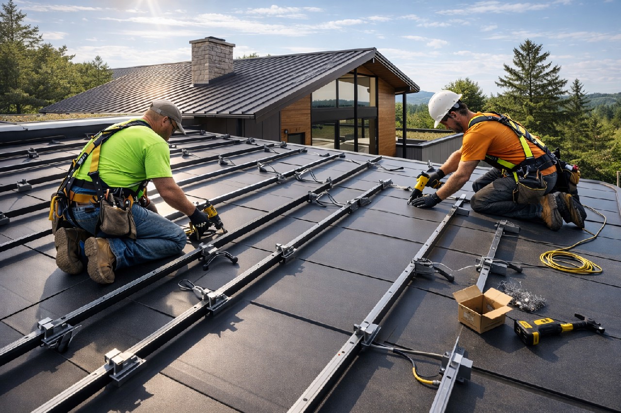 Metal Roof Installation service photo